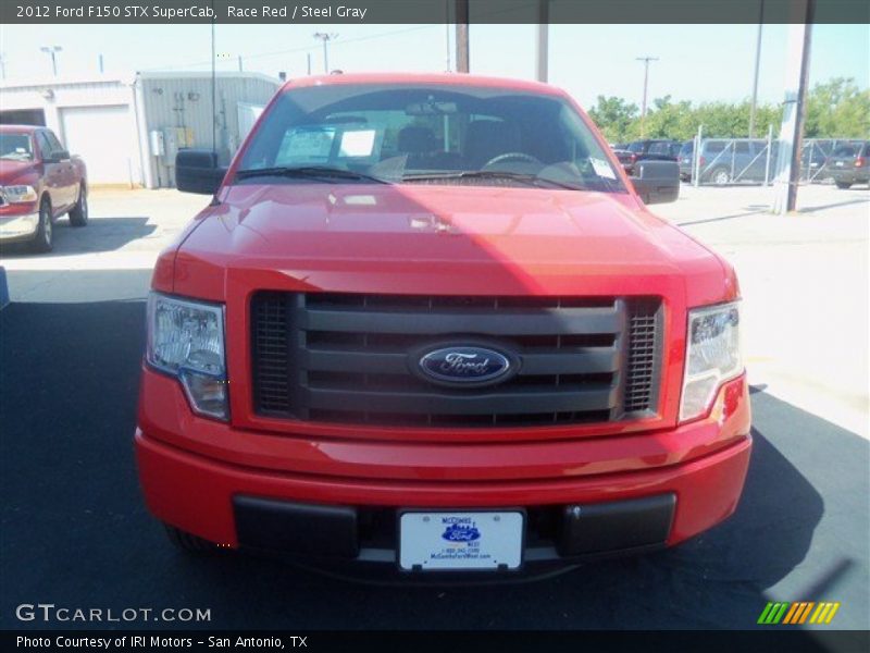 Race Red / Steel Gray 2012 Ford F150 STX SuperCab