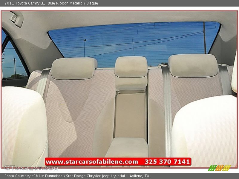 Blue Ribbon Metallic / Bisque 2011 Toyota Camry LE