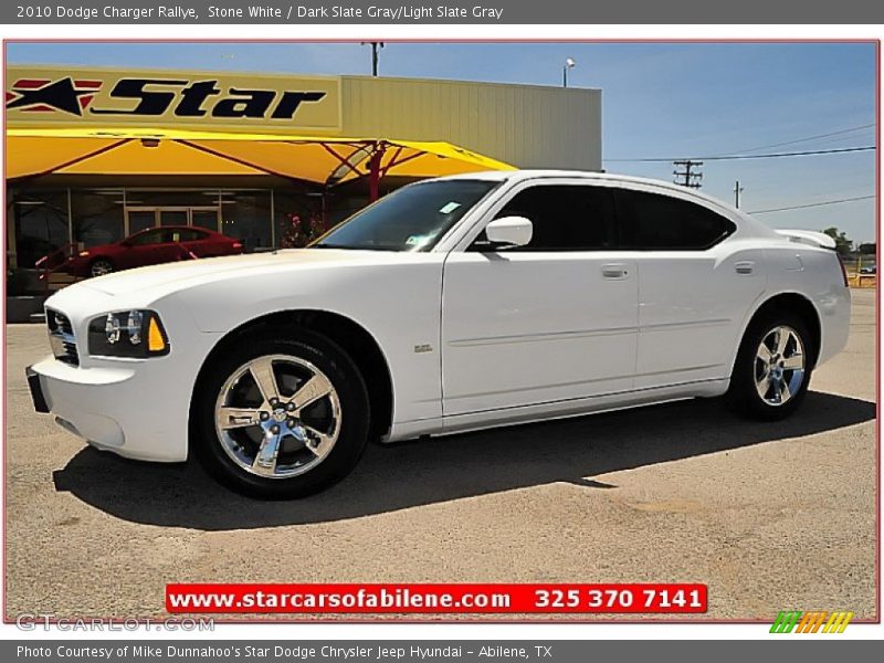 Stone White / Dark Slate Gray/Light Slate Gray 2010 Dodge Charger Rallye