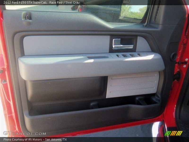 Race Red / Steel Gray 2012 Ford F150 STX SuperCab