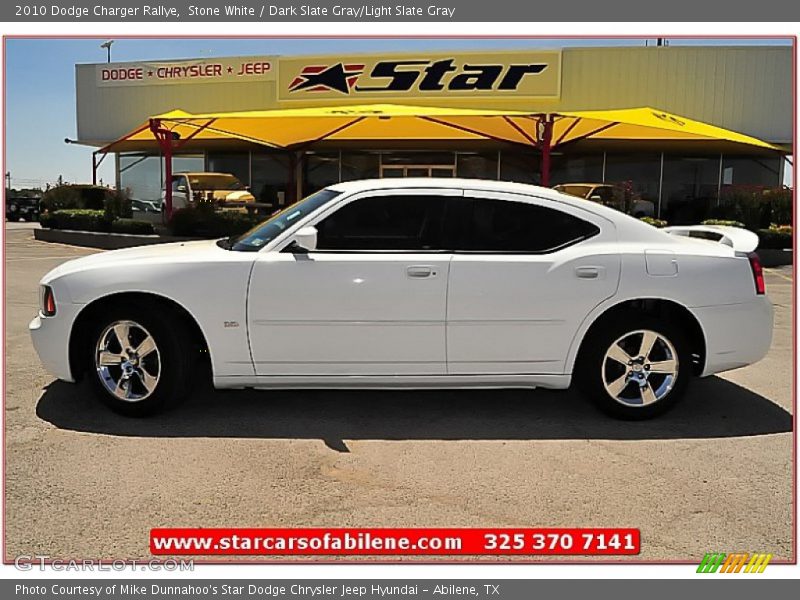 Stone White / Dark Slate Gray/Light Slate Gray 2010 Dodge Charger Rallye