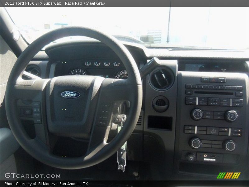 Race Red / Steel Gray 2012 Ford F150 STX SuperCab