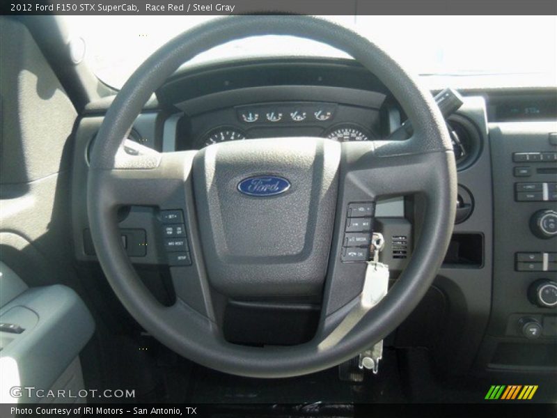 Race Red / Steel Gray 2012 Ford F150 STX SuperCab