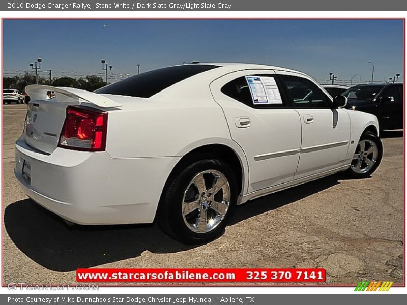 Stone White / Dark Slate Gray/Light Slate Gray 2010 Dodge Charger Rallye
