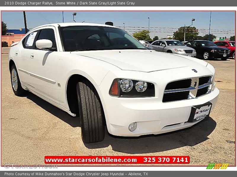 Stone White / Dark Slate Gray/Light Slate Gray 2010 Dodge Charger Rallye