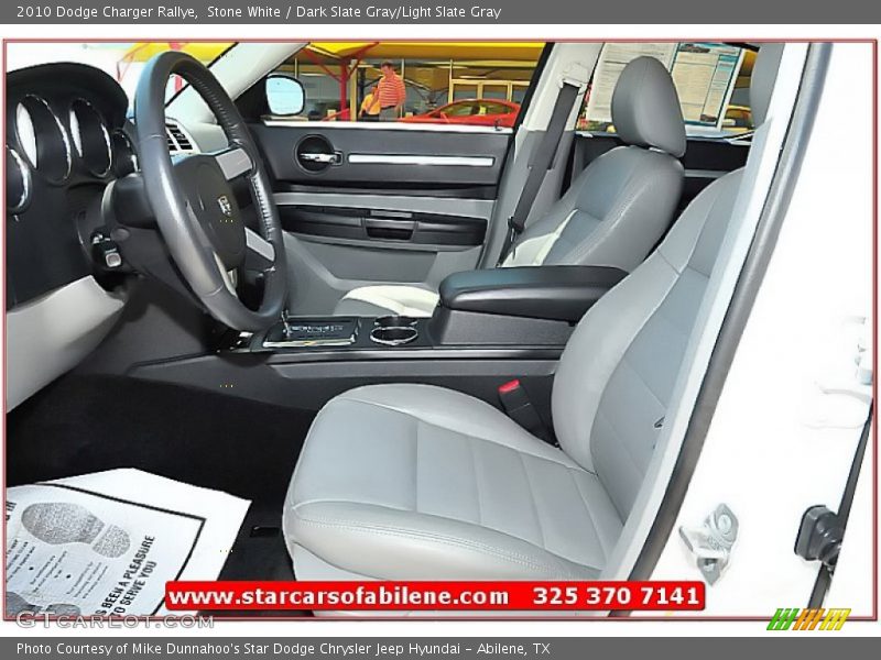 Stone White / Dark Slate Gray/Light Slate Gray 2010 Dodge Charger Rallye