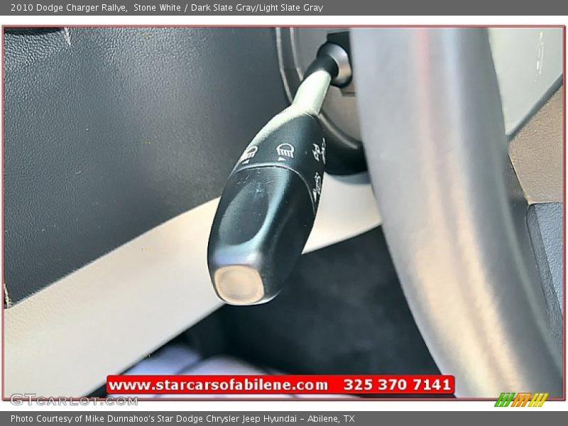 Stone White / Dark Slate Gray/Light Slate Gray 2010 Dodge Charger Rallye
