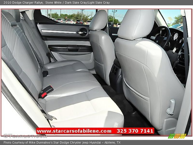 Stone White / Dark Slate Gray/Light Slate Gray 2010 Dodge Charger Rallye