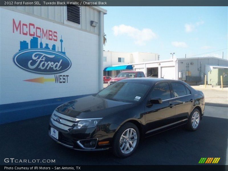 Tuxedo Black Metallic / Charcoal Black 2012 Ford Fusion SEL