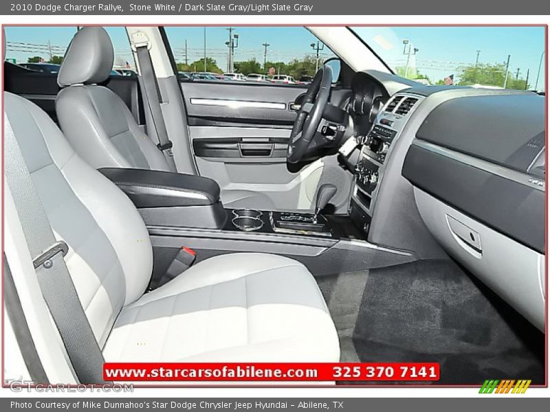 Stone White / Dark Slate Gray/Light Slate Gray 2010 Dodge Charger Rallye