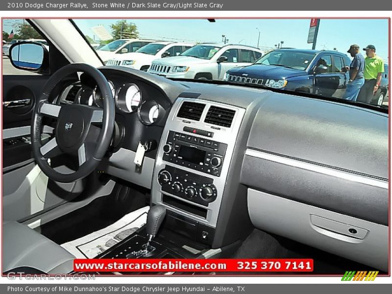 Stone White / Dark Slate Gray/Light Slate Gray 2010 Dodge Charger Rallye
