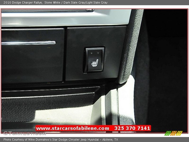 Stone White / Dark Slate Gray/Light Slate Gray 2010 Dodge Charger Rallye