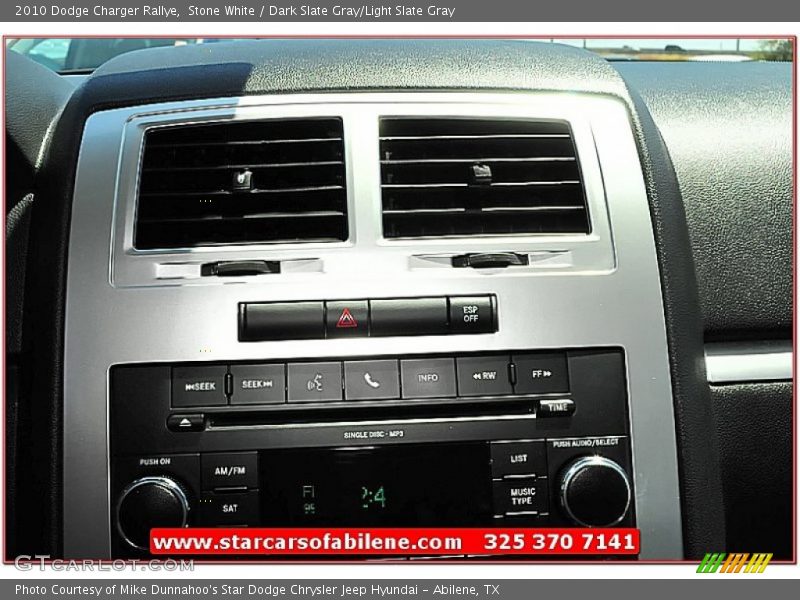 Stone White / Dark Slate Gray/Light Slate Gray 2010 Dodge Charger Rallye