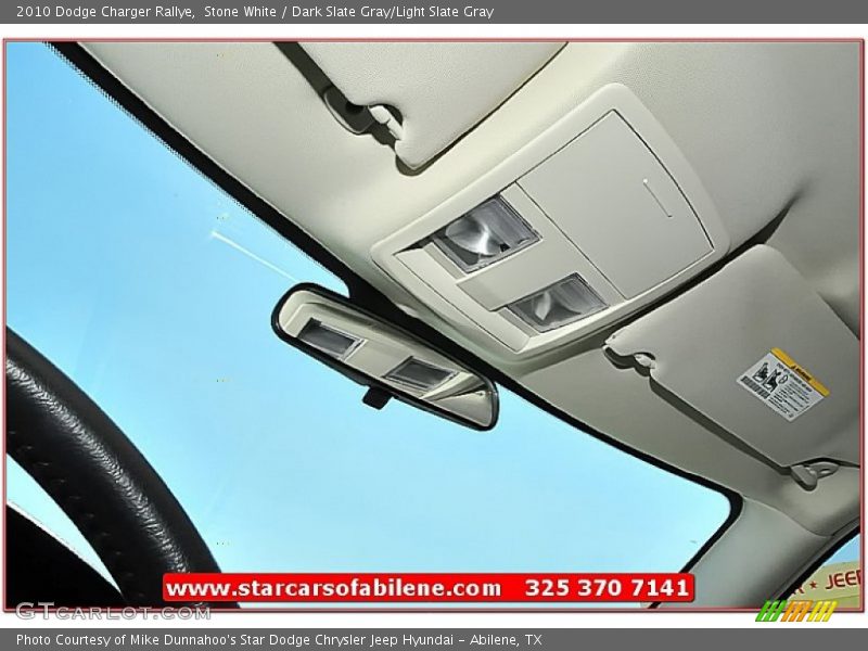 Stone White / Dark Slate Gray/Light Slate Gray 2010 Dodge Charger Rallye