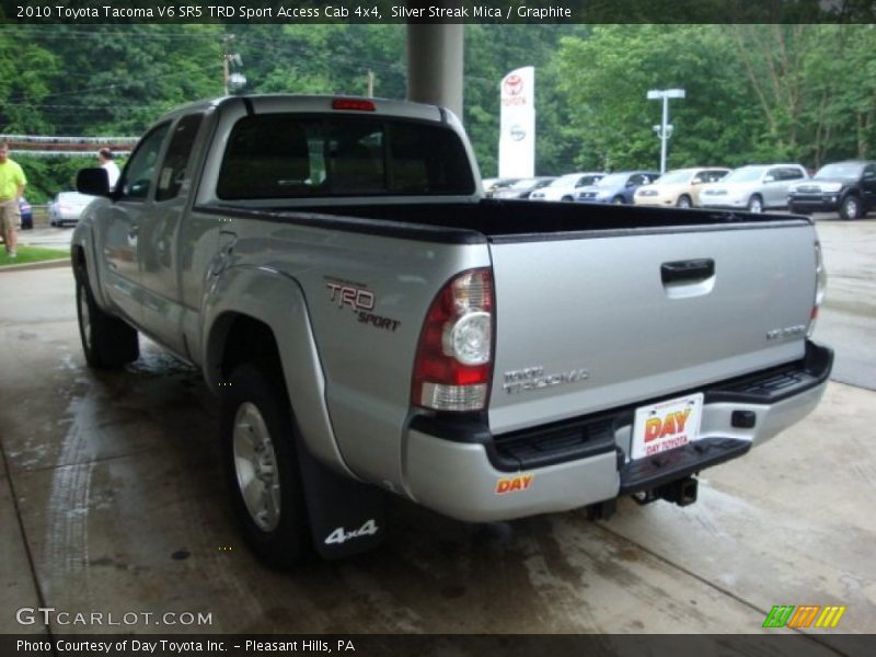 Silver Streak Mica / Graphite 2010 Toyota Tacoma V6 SR5 TRD Sport Access Cab 4x4