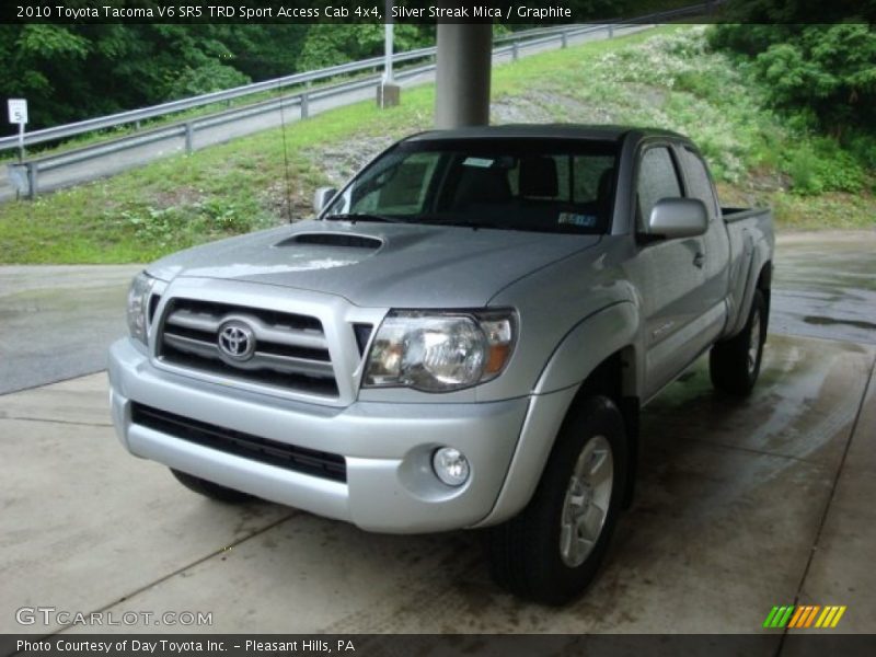 Silver Streak Mica / Graphite 2010 Toyota Tacoma V6 SR5 TRD Sport Access Cab 4x4