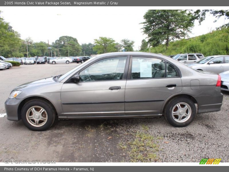 Magnesium Metallic / Gray 2005 Honda Civic Value Package Sedan