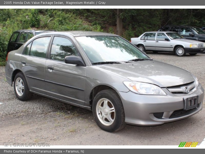 Magnesium Metallic / Gray 2005 Honda Civic Value Package Sedan