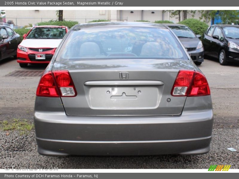 Magnesium Metallic / Gray 2005 Honda Civic Value Package Sedan