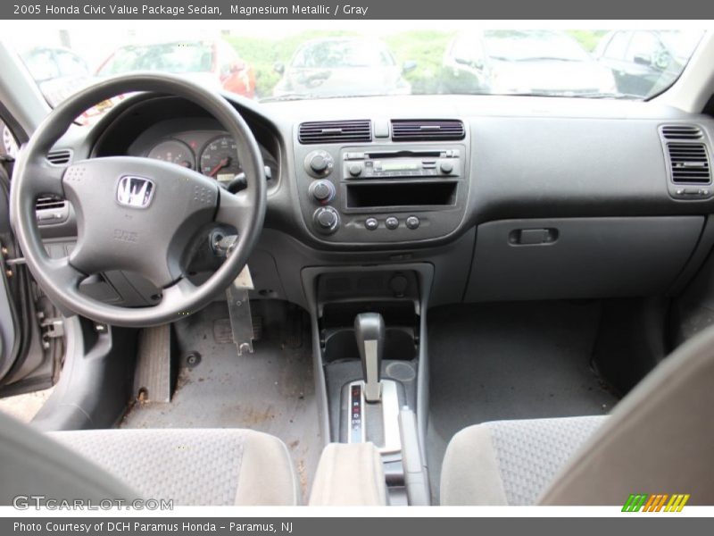Magnesium Metallic / Gray 2005 Honda Civic Value Package Sedan