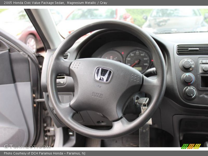 Magnesium Metallic / Gray 2005 Honda Civic Value Package Sedan