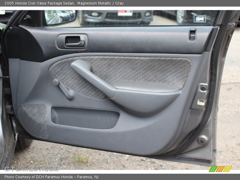Magnesium Metallic / Gray 2005 Honda Civic Value Package Sedan