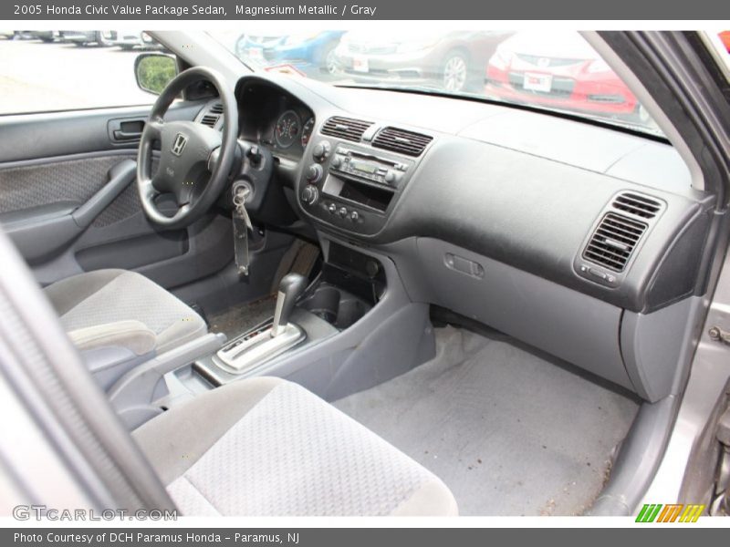 Magnesium Metallic / Gray 2005 Honda Civic Value Package Sedan