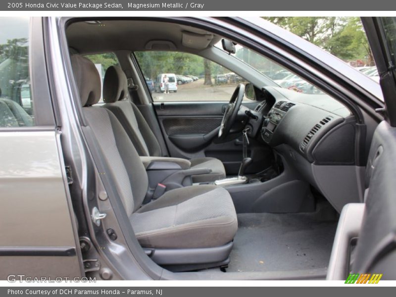 Magnesium Metallic / Gray 2005 Honda Civic Value Package Sedan