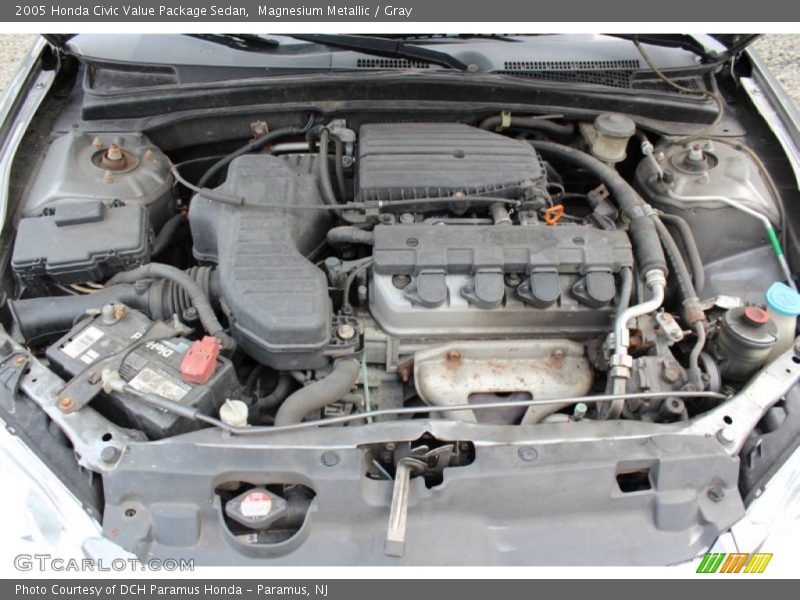 Magnesium Metallic / Gray 2005 Honda Civic Value Package Sedan