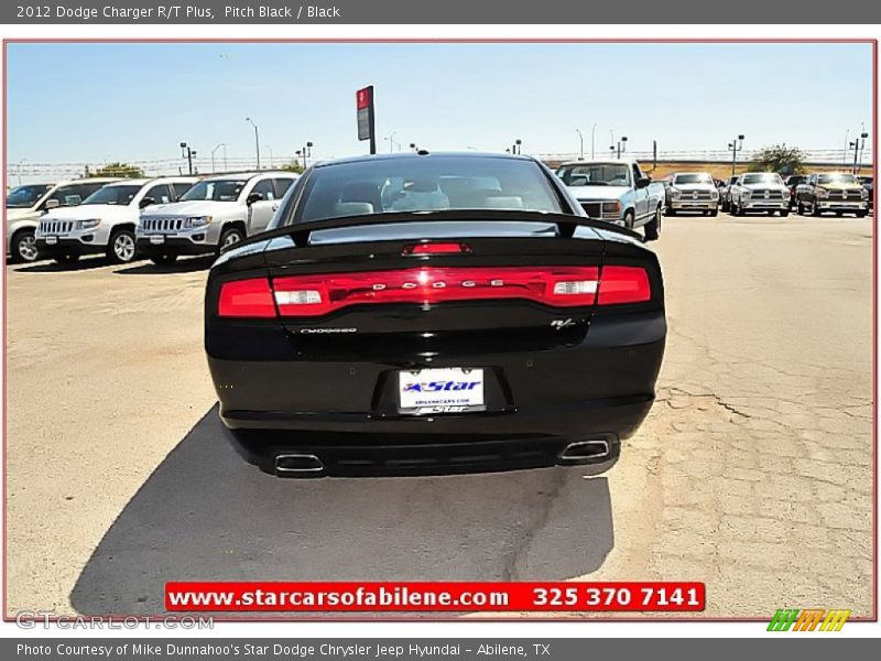 Pitch Black / Black 2012 Dodge Charger R/T Plus