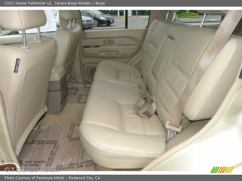 Rear Seat of 2002 Pathfinder LE