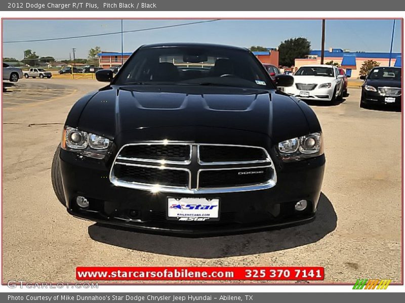 Pitch Black / Black 2012 Dodge Charger R/T Plus