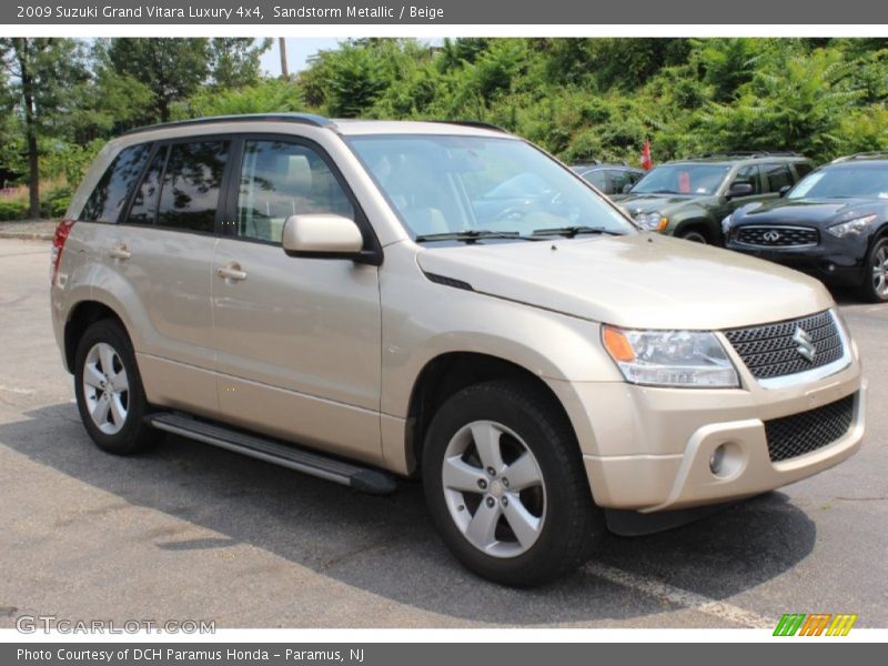 Sandstorm Metallic / Beige 2009 Suzuki Grand Vitara Luxury 4x4