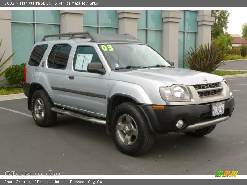 Silver Ice Metallic / Gray 2003 Nissan Xterra SE V6