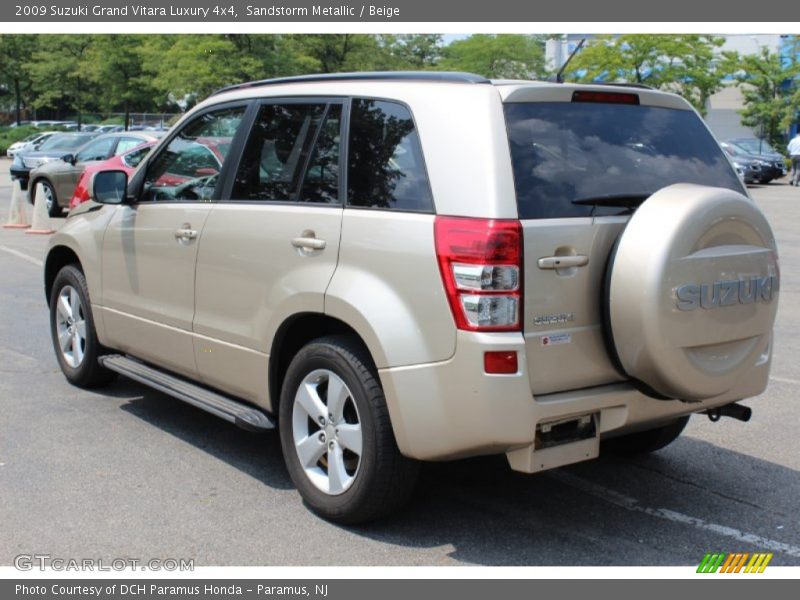 Sandstorm Metallic / Beige 2009 Suzuki Grand Vitara Luxury 4x4