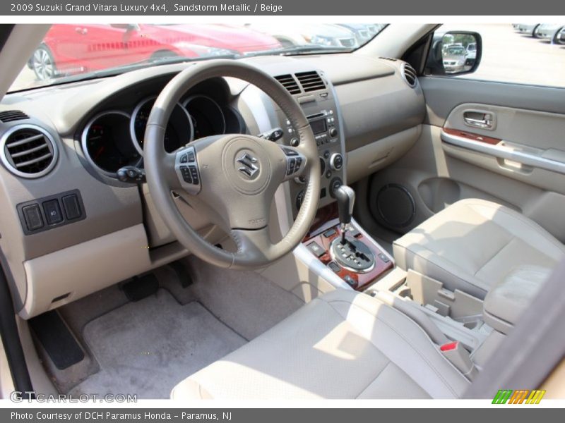 Sandstorm Metallic / Beige 2009 Suzuki Grand Vitara Luxury 4x4