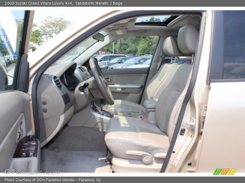 Sandstorm Metallic / Beige 2009 Suzuki Grand Vitara Luxury 4x4