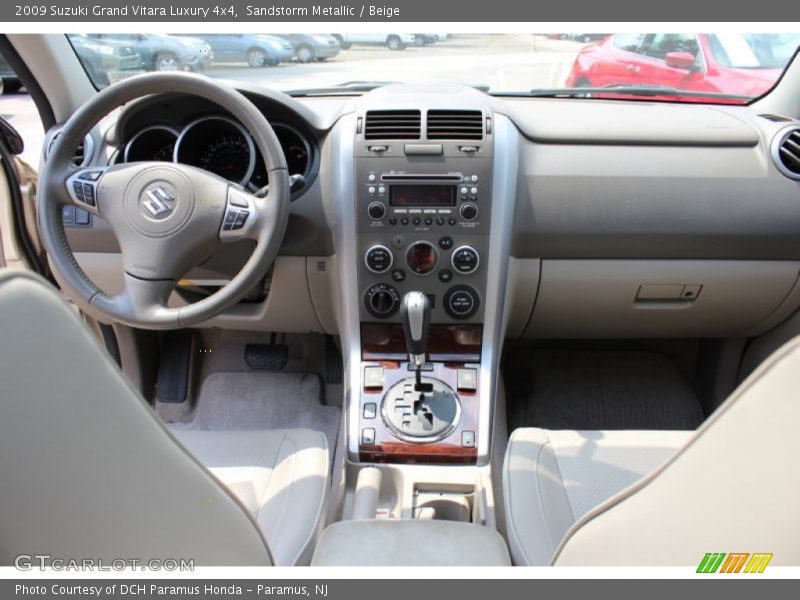 Sandstorm Metallic / Beige 2009 Suzuki Grand Vitara Luxury 4x4