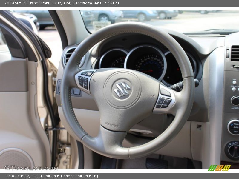 Sandstorm Metallic / Beige 2009 Suzuki Grand Vitara Luxury 4x4