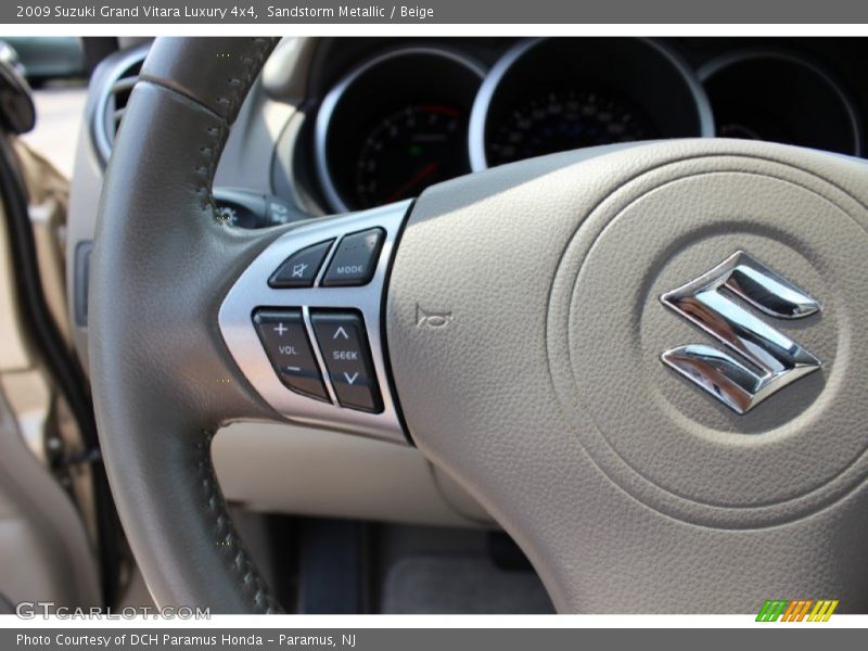 Sandstorm Metallic / Beige 2009 Suzuki Grand Vitara Luxury 4x4