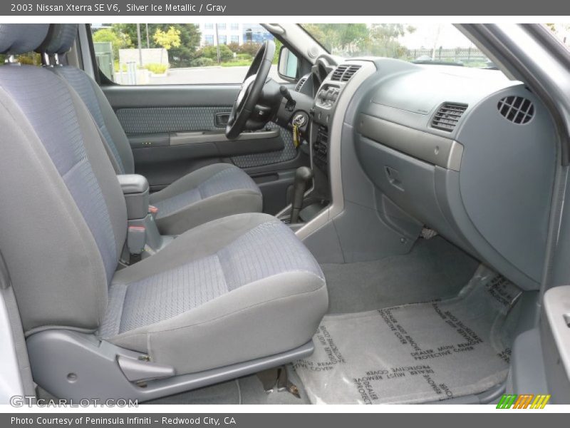 Silver Ice Metallic / Gray 2003 Nissan Xterra SE V6