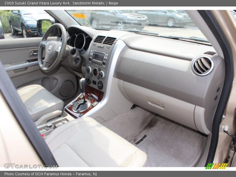 Sandstorm Metallic / Beige 2009 Suzuki Grand Vitara Luxury 4x4
