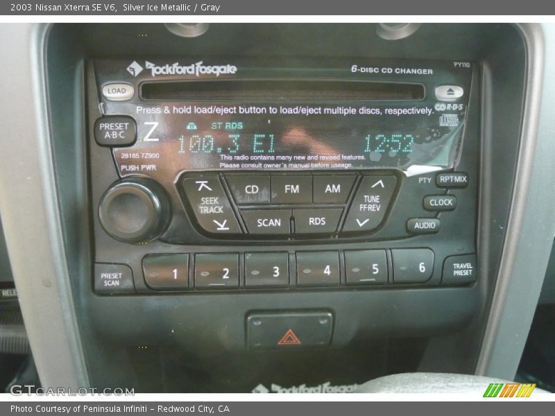 Silver Ice Metallic / Gray 2003 Nissan Xterra SE V6