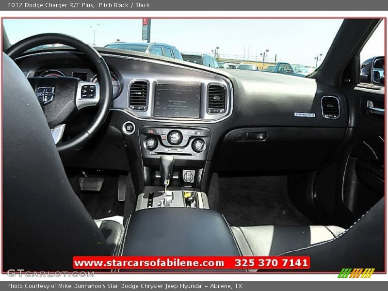 Pitch Black / Black 2012 Dodge Charger R/T Plus