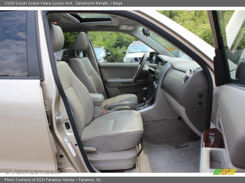 Sandstorm Metallic / Beige 2009 Suzuki Grand Vitara Luxury 4x4