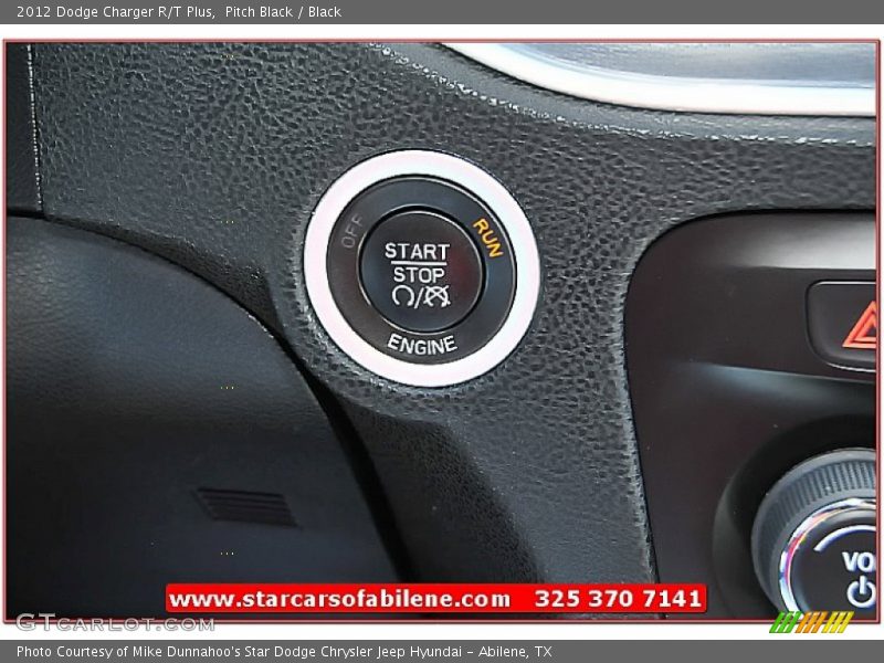 Pitch Black / Black 2012 Dodge Charger R/T Plus