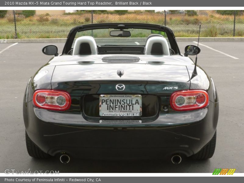 Brilliant Black / Black 2010 Mazda MX-5 Miata Grand Touring Hard Top Roadster
