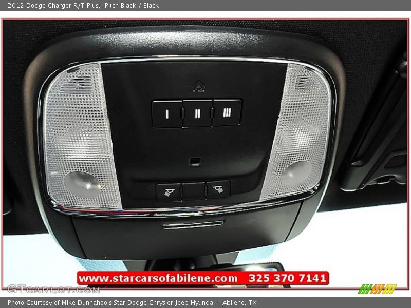 Pitch Black / Black 2012 Dodge Charger R/T Plus