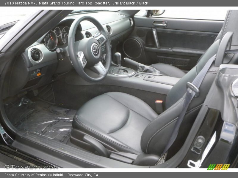  2010 MX-5 Miata Grand Touring Hard Top Roadster Black Interior