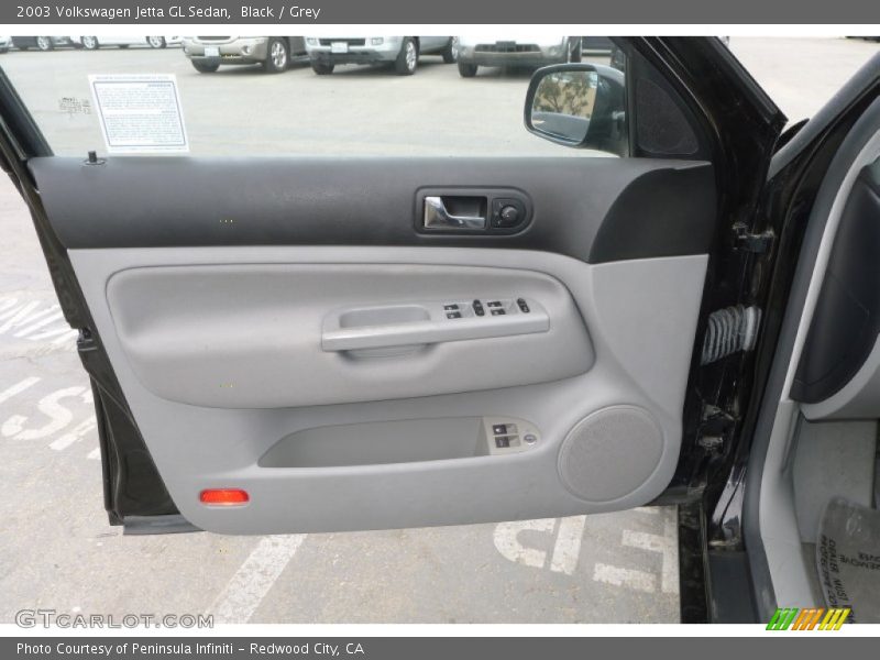 Black / Grey 2003 Volkswagen Jetta GL Sedan